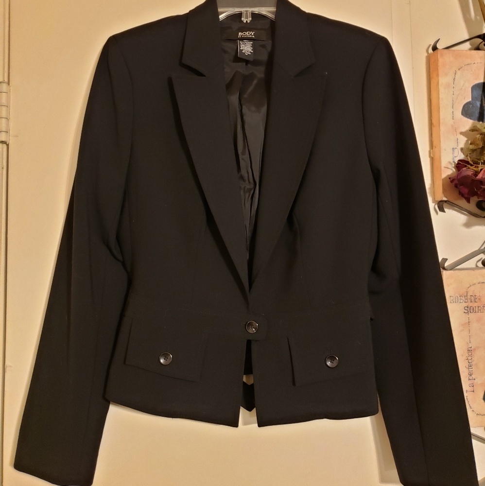 Body by Victoria Black Women's Blazer
